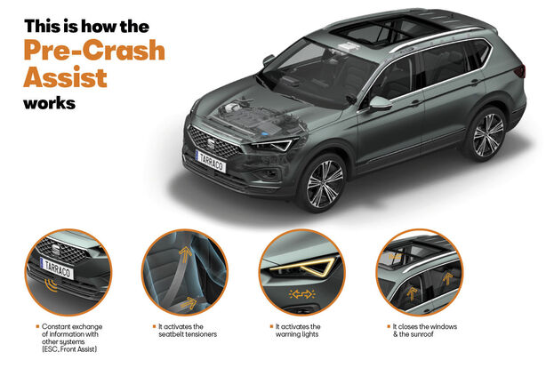 SEAT Tarraco: přednárazový asistent