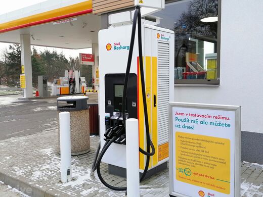 Shell, dálnice D4, odpočívka Dobříš - Stará Huť