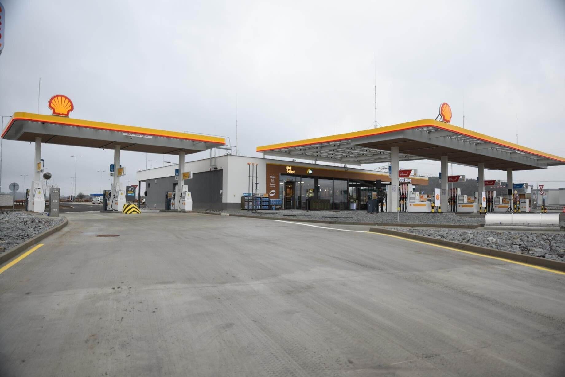 Shell odpočívka D4 Krsice