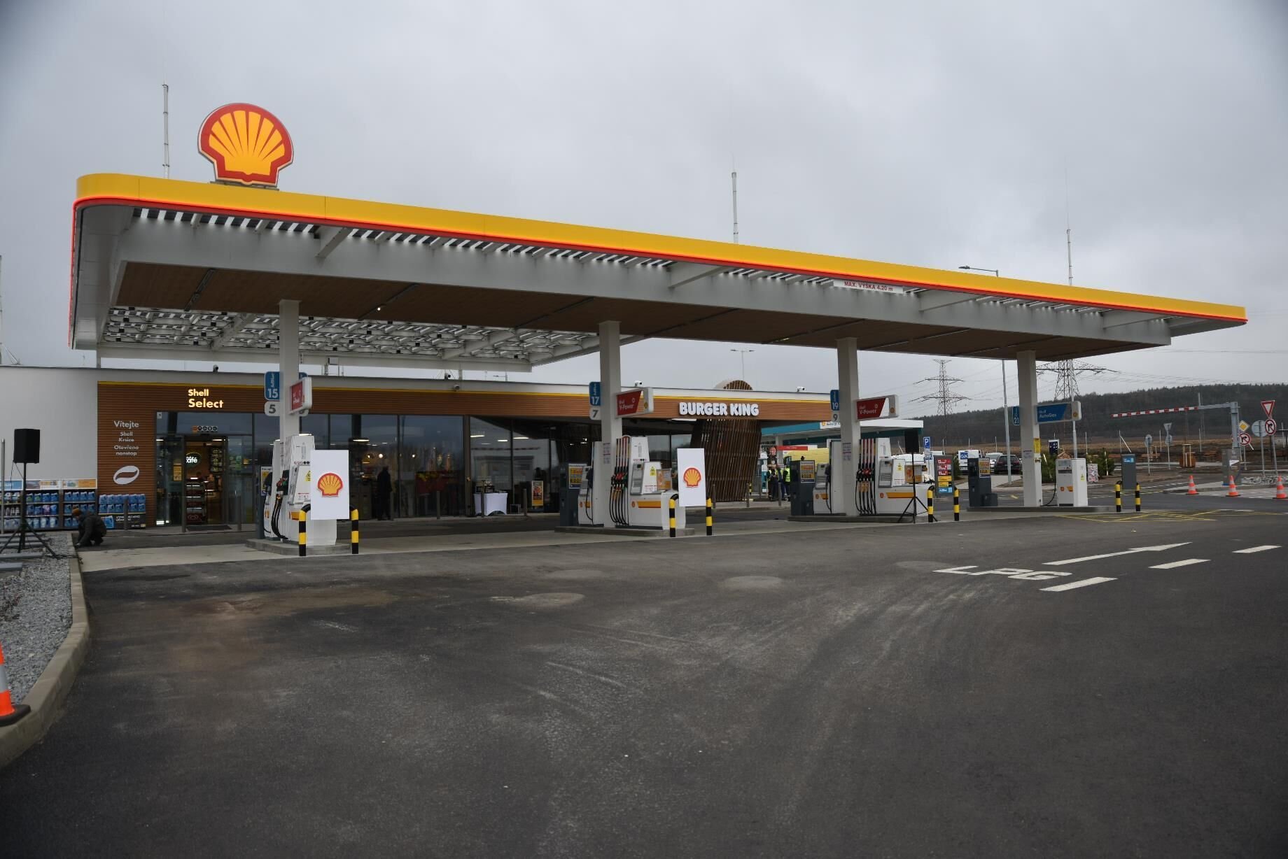 Shell odpočívka D4 Krsice