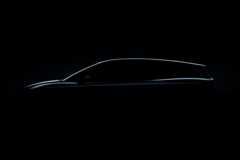 Silueta vozu Škoda Enyaq iV