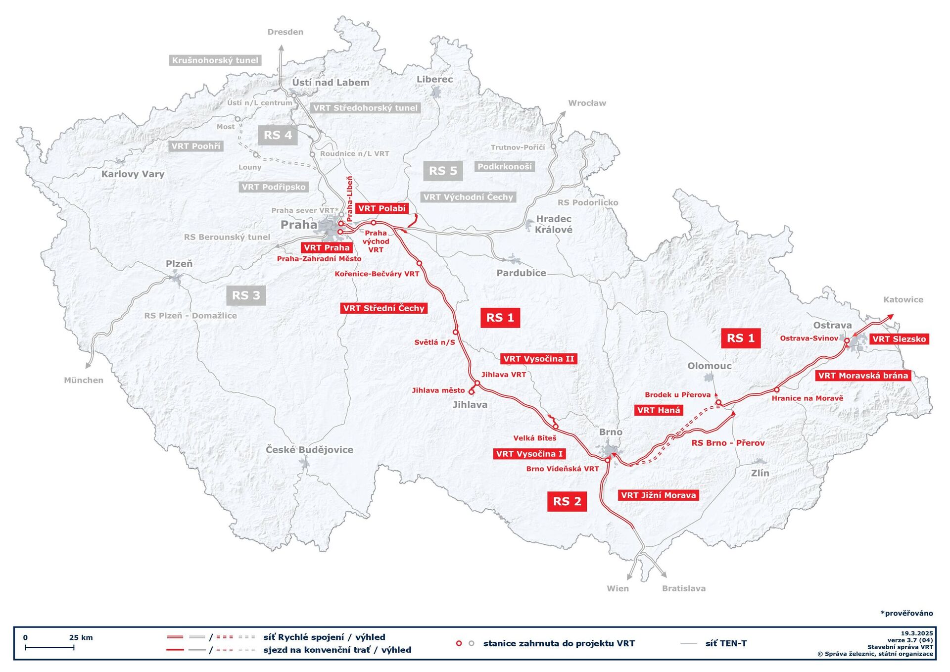Síť VRT Česko 2025