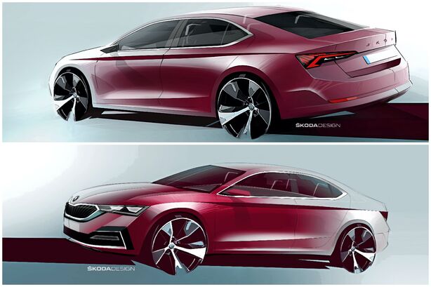 Skic Škody Octavia 4. generace