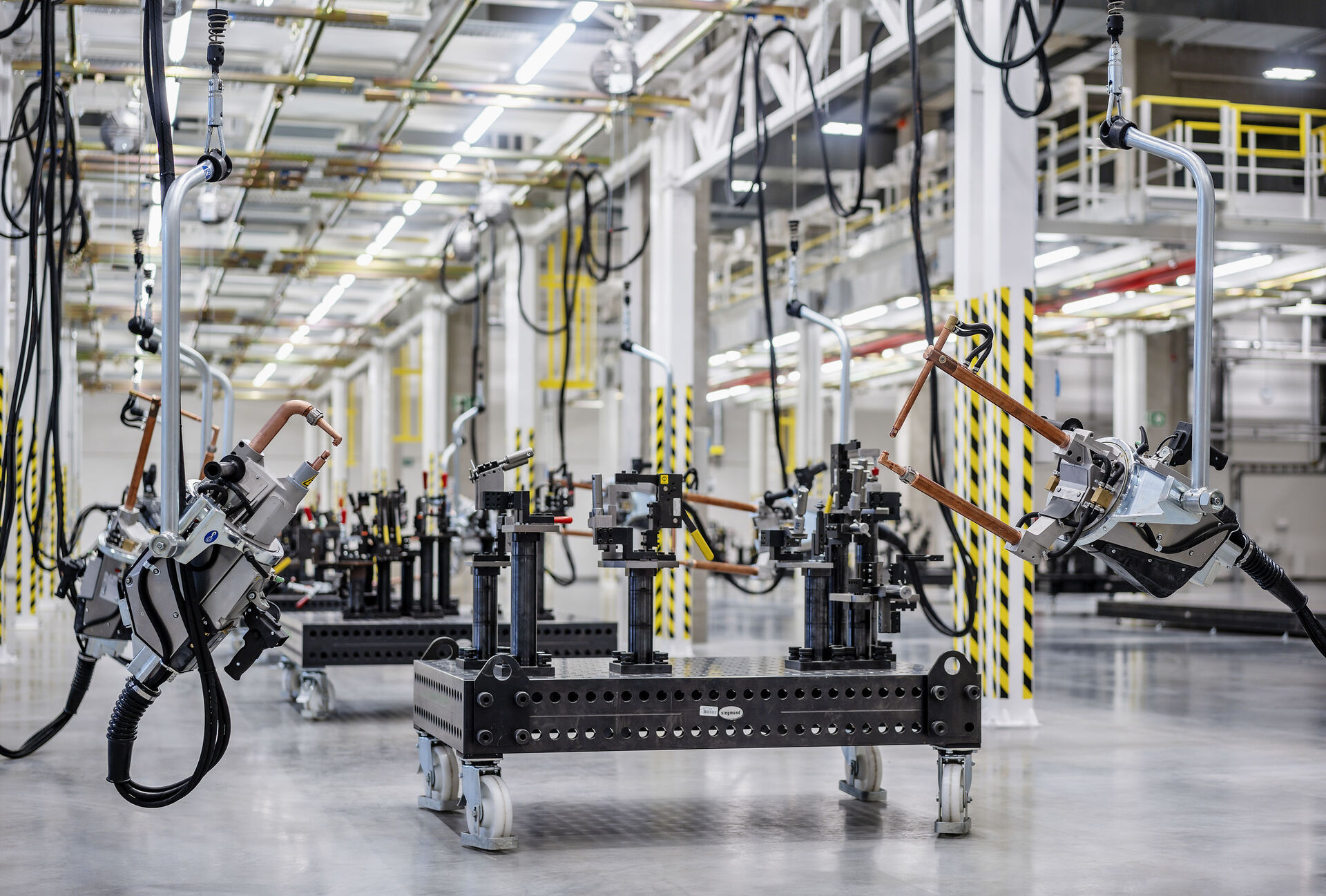 Škoda Auto - centrální pilotní hala