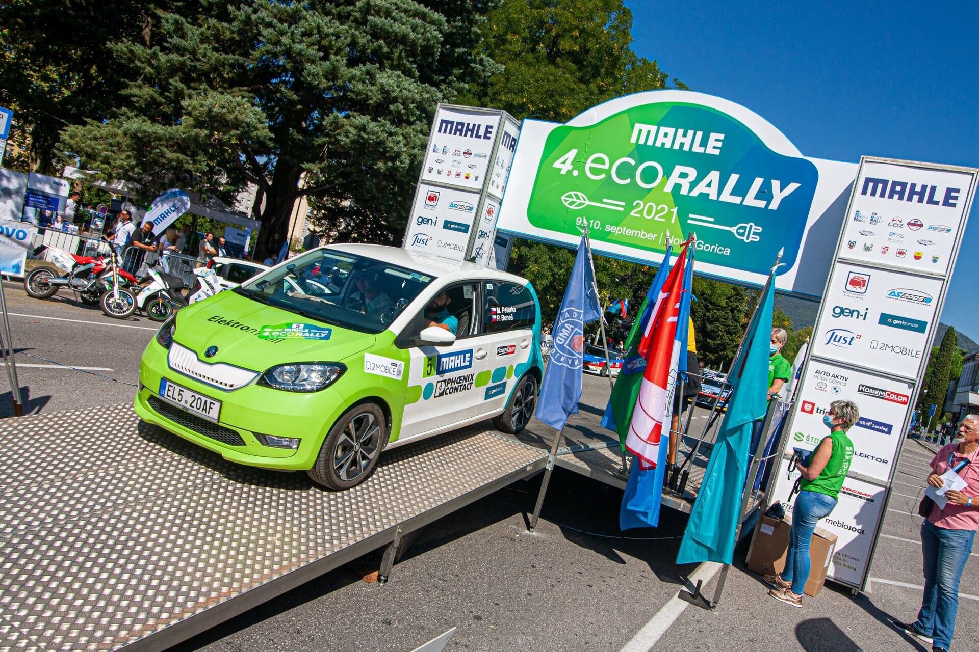 Škoda Citigo iV na MAHLE eco Rally Nova Gorica