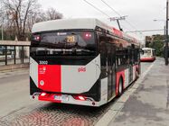 Škoda E´City 36 BB - nabíjecí stopy