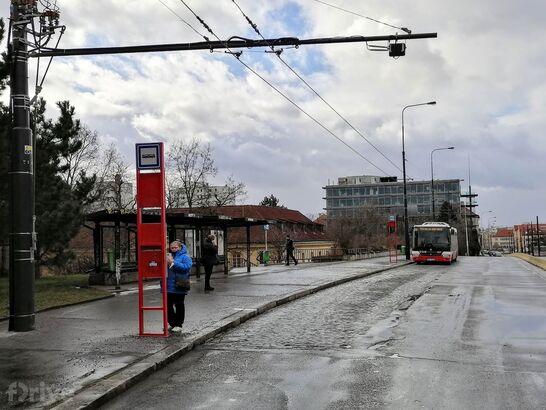 Škoda E´City 36 BB - nabíjecí stopy