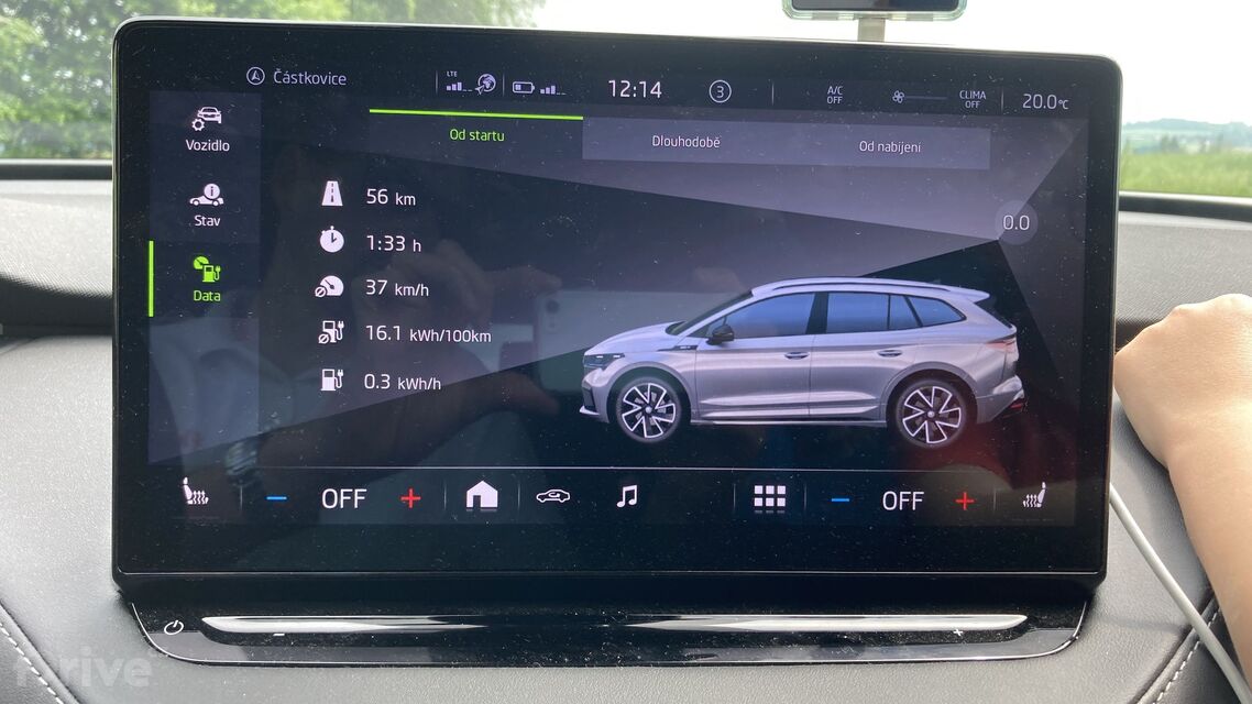 Škoda Enyaq 60 iV na Eco Race 2023