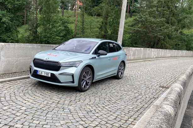 Škoda Enyaq 60 iV na ElektroFest Eco Race 2023