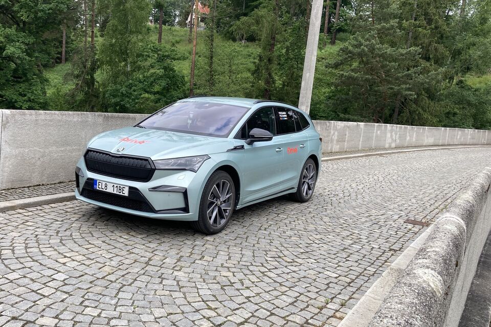 Škoda Enyaq 60 iV na ElektroFest Eco Race 2023