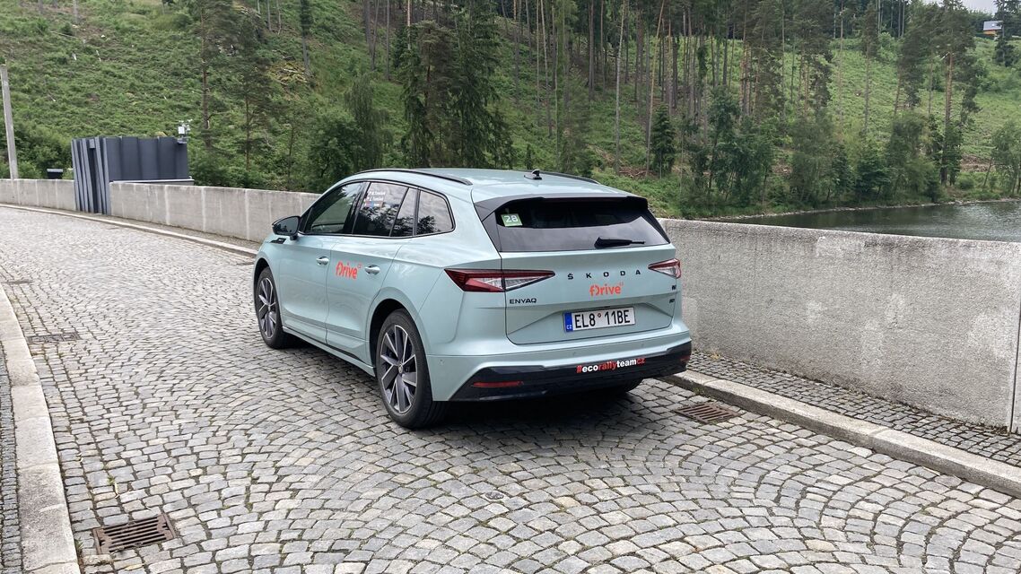 Škoda Enyaq 60 iV na ElektroFest Eco Race 2023