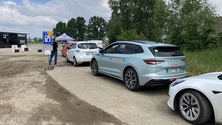 Škoda Enyaq 60 iV na ElektroFest Eco Race 2023