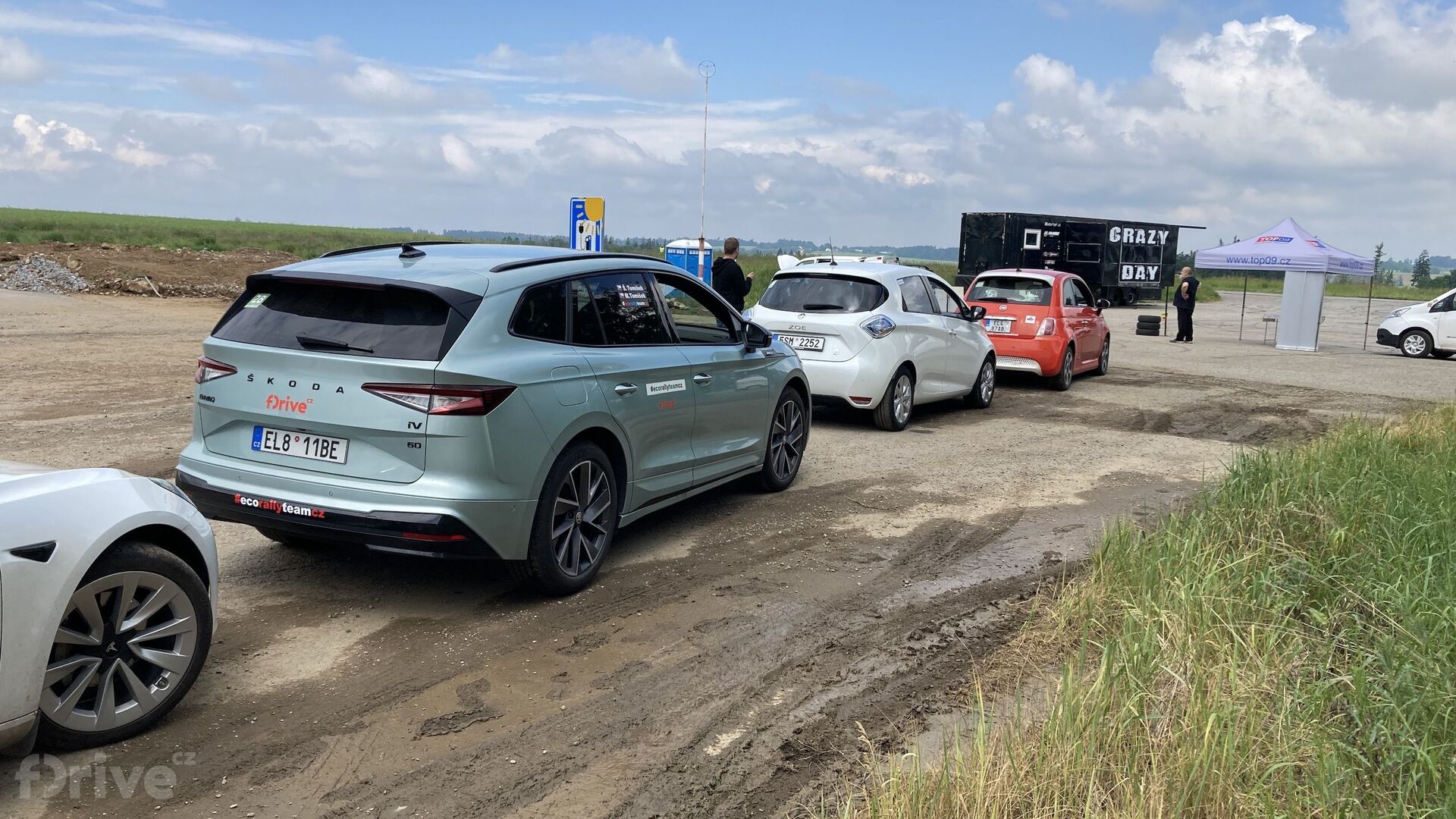 Škoda Enyaq 60 iV na ElektroFest Eco Race 2023