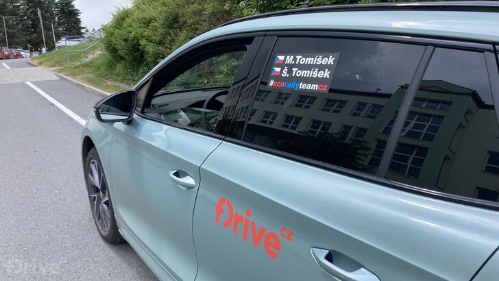 Škoda Enyaq 60 iV na ElektroFest Eco Race 2023