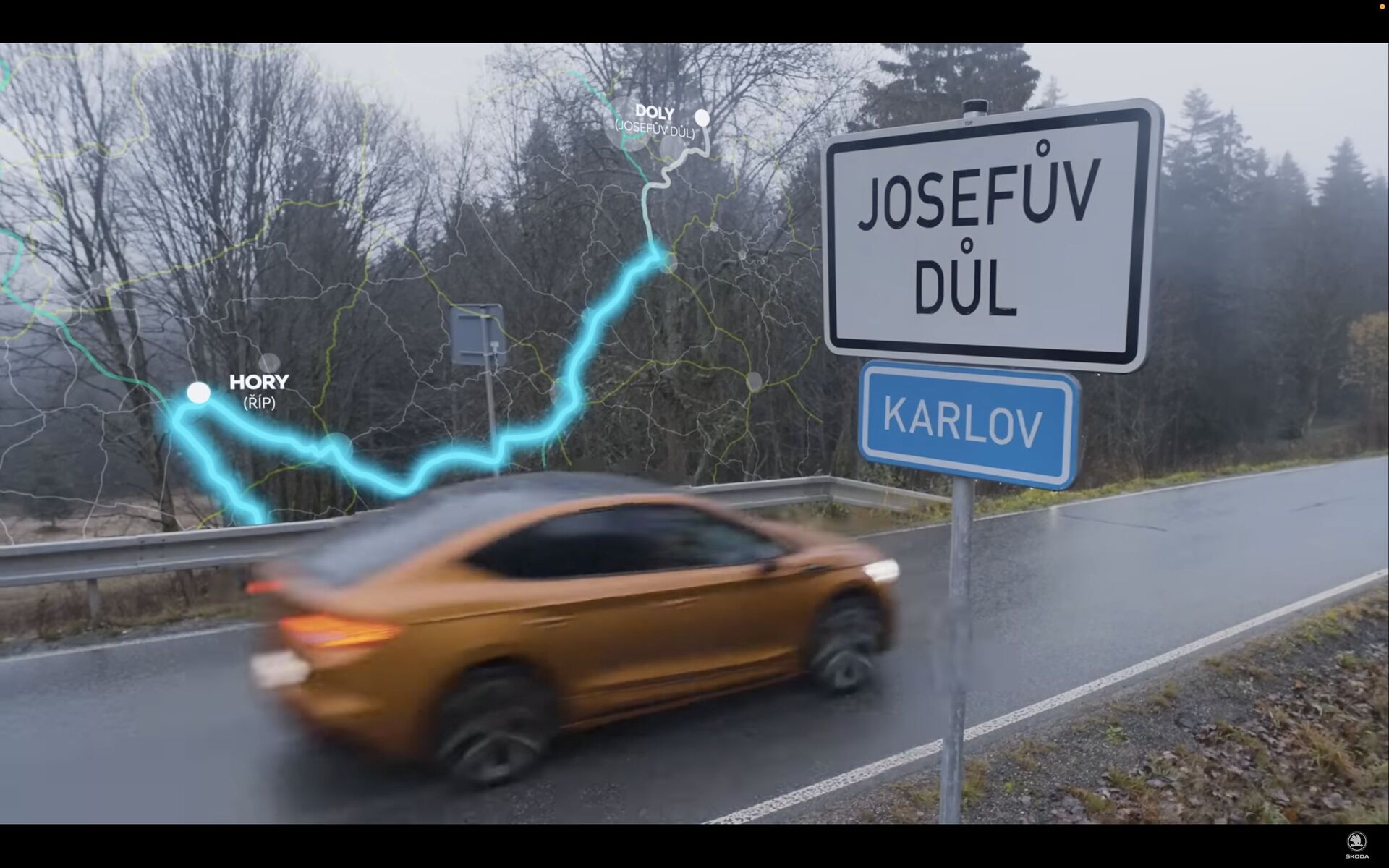 Škoda Enyaq Coupé RS iV dojíždí do Josefova Dolu