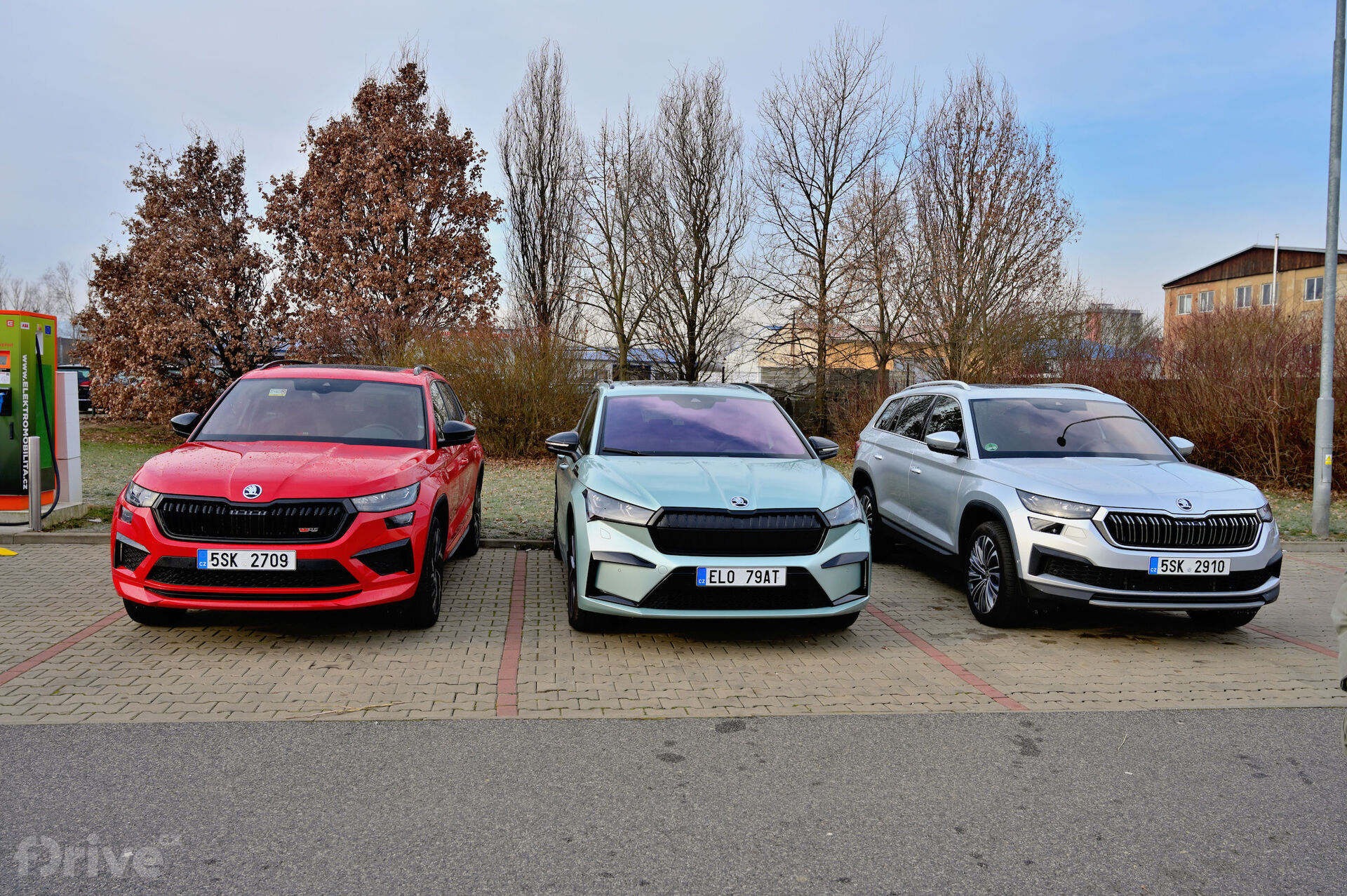Škoda Enyaq iV vs. Kodiaq RS a Kodiaq TDI