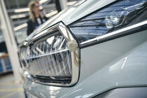 Škoda Enyaq na technické přejímce Škoda Economy Run 2024