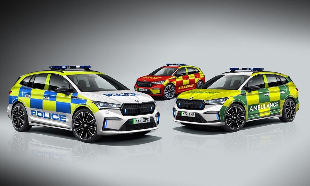 Škoda Enyaq v provedení pro záchranné složky