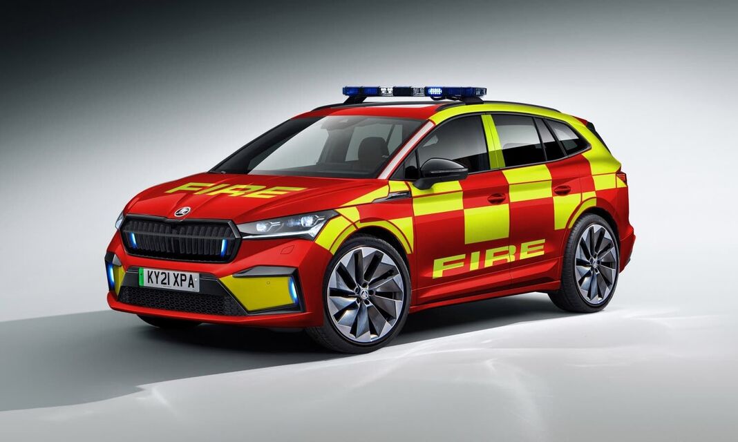 Škoda Enyaq v provedení pro záchranné složky