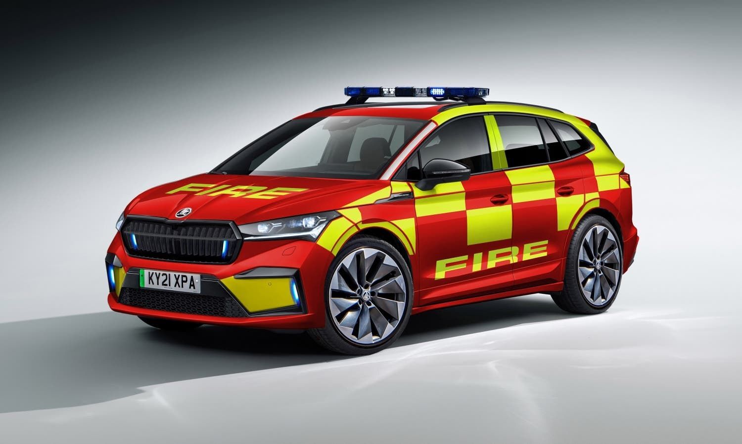 Škoda Enyaq v provedení pro záchranné složky