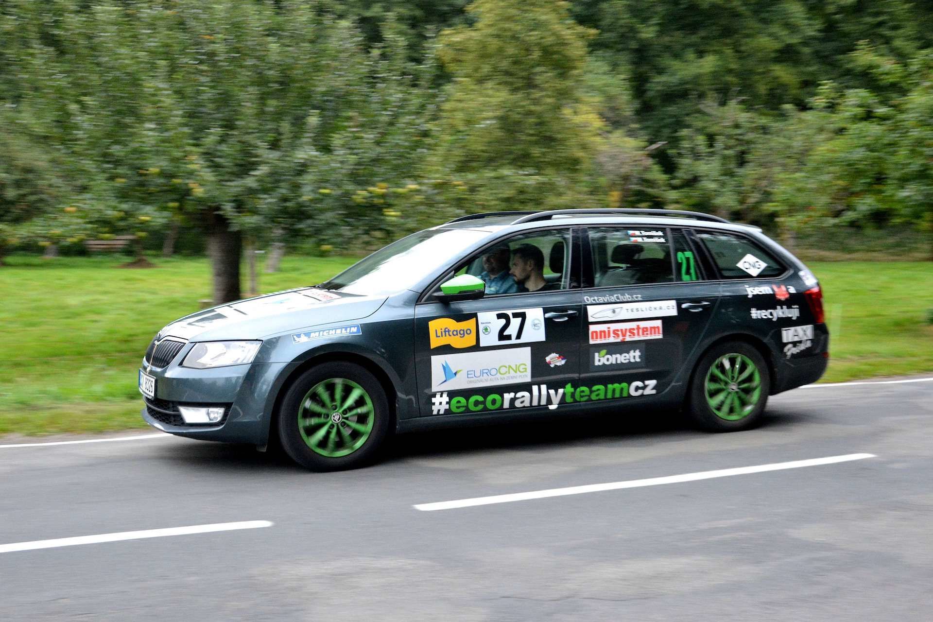 Škoda Octavia G-TEC #EcoRallyTeamCZ
