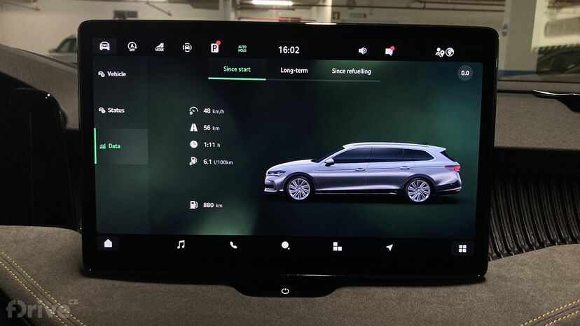 Škoda Superb Combi 1,5 TSI mild-hybrid – spotřeba