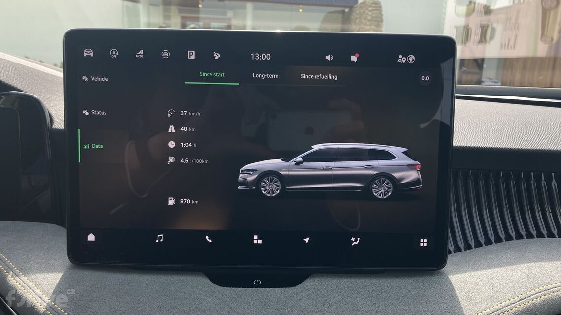 Škoda Superb Combi 2,0 TDI 110 kW – spotřeba