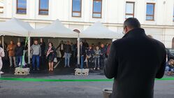 Slavnostní otevření nabíjecího hubu v Lovosicích