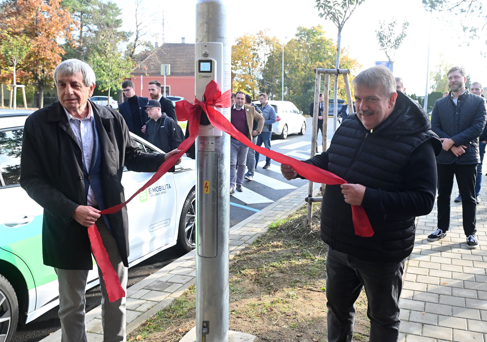 Slavnostní spuštění unikátní nabíjecí stanice v Brně