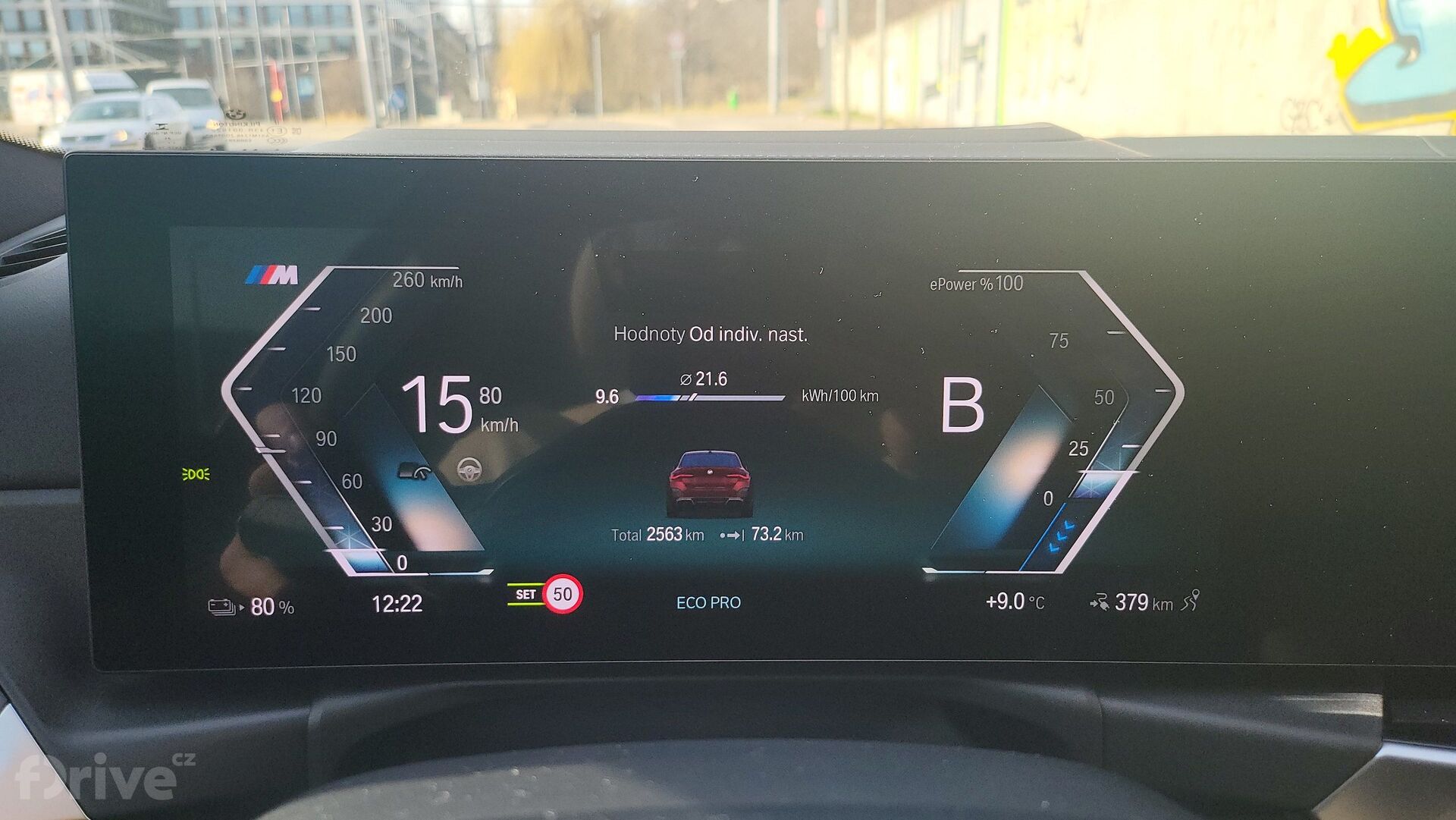 Spotřeba BMW i4 M50