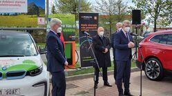 Spuštění 300. nabíjecí stanice ČEZ