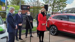 Spuštění 300. nabíjecí stanice ČEZ