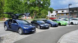 Sraz elektromobilů e-Jantarová cesta