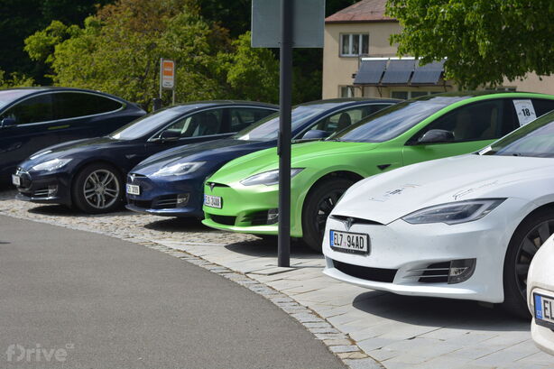 Sraz elektromobilů e-Jantarová cesta