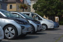 Sraz elektromobilů ve Valašském Meziříčí