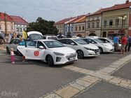 Sraz elektromobilů ve Valašském Meziříčí