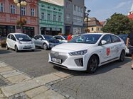 Sraz elektromobilů ve Valašském Meziříčí