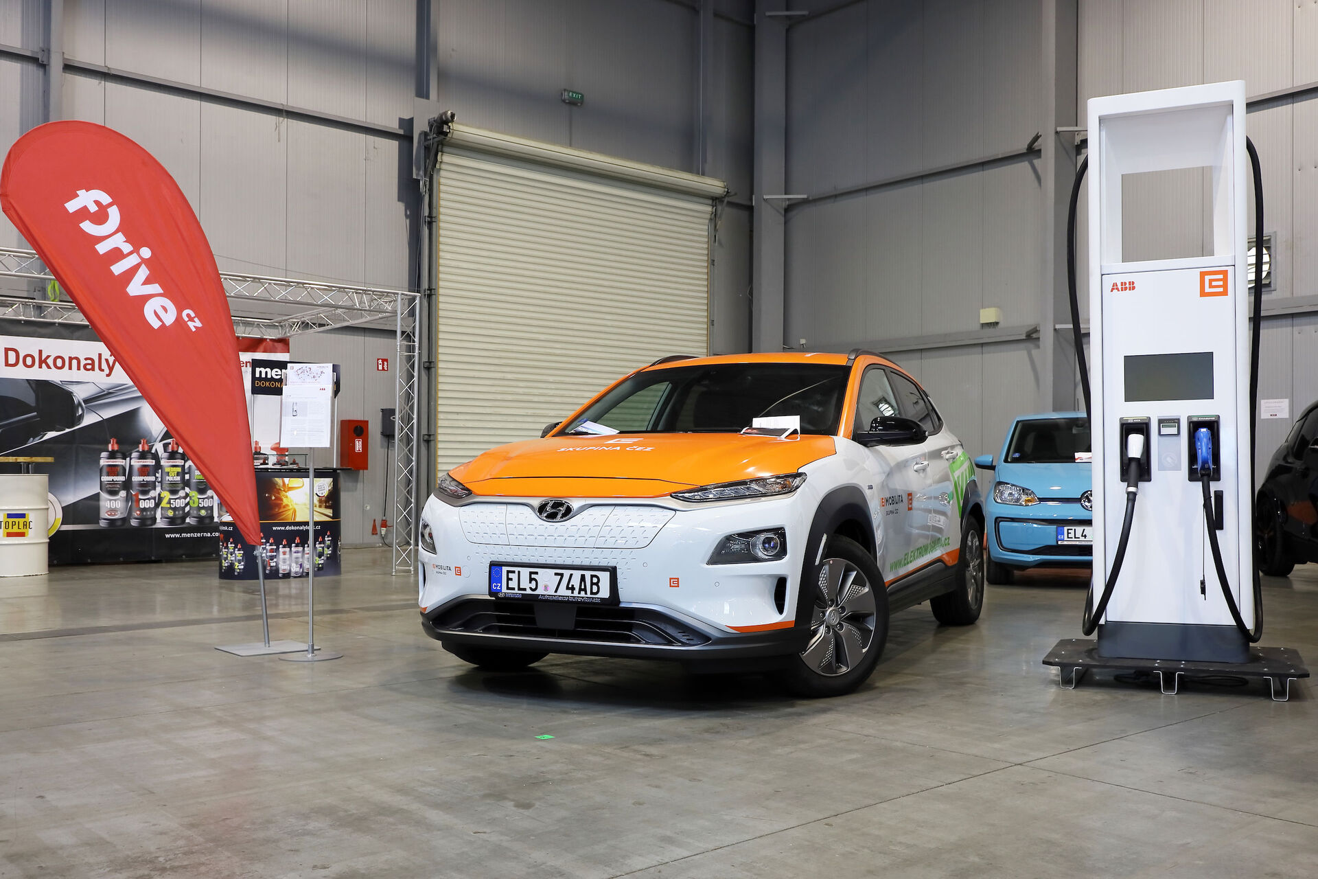 Stánek elektromobility fDrive.cz na Prague Car Festival 2019