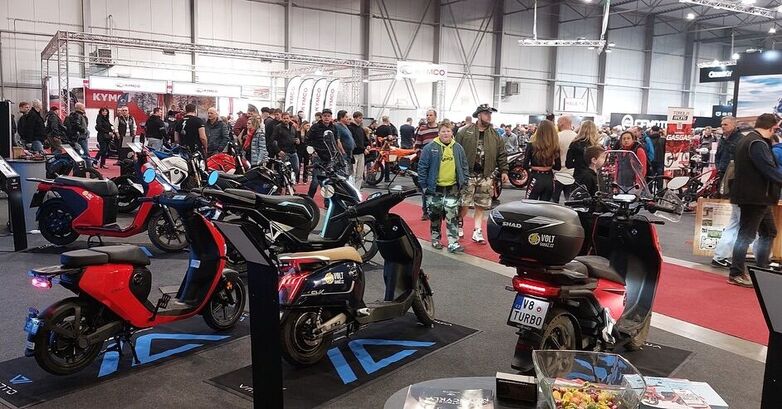 Stánek Vmoto na veletrhu Motocykl 2025