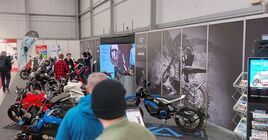 Stánek Vmoto na veletrhu Motocykl 2025