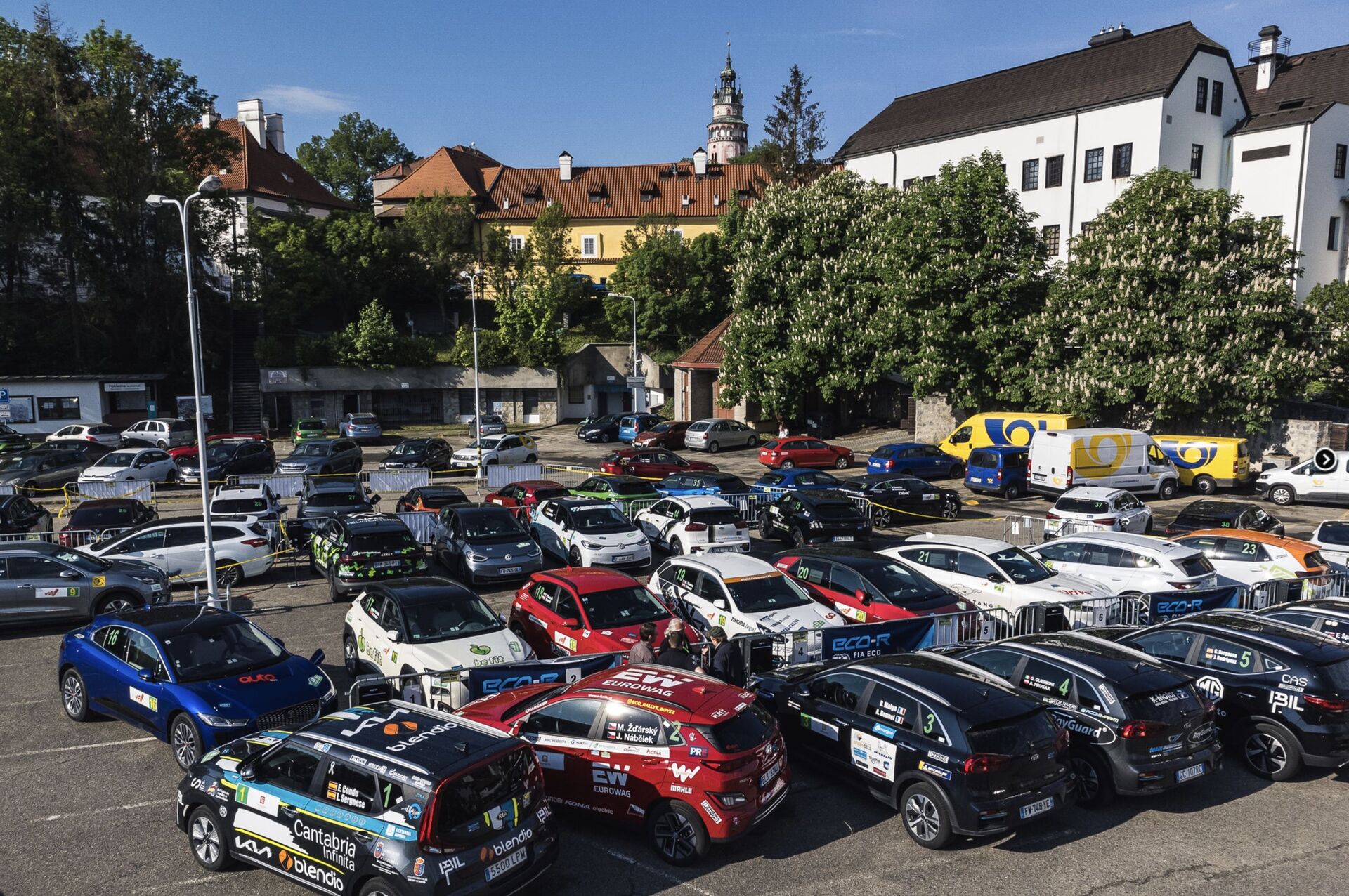 Startovní pole 10. ČEZ Czech New Energies Rallye