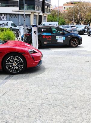 Startovní pole na eco rally ve Valencii