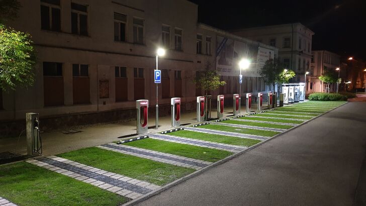 Supercharger a Ionity Lovosice