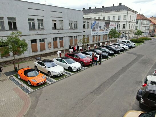 Supercharger a Ionity Lovosice