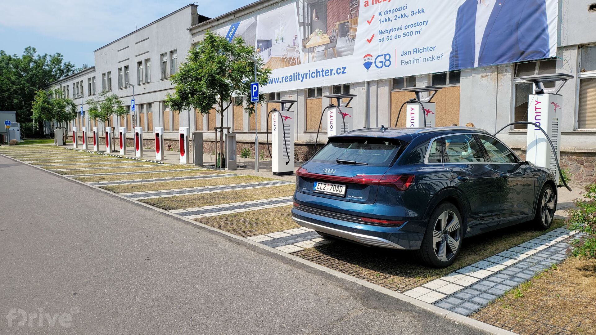 Supercharger a Ionity Lovosice