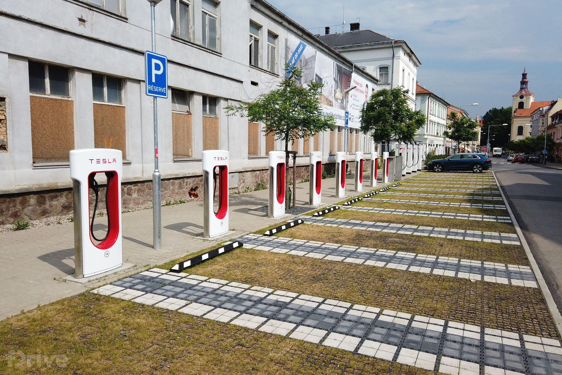 Supercharger a Ionity Lovosice