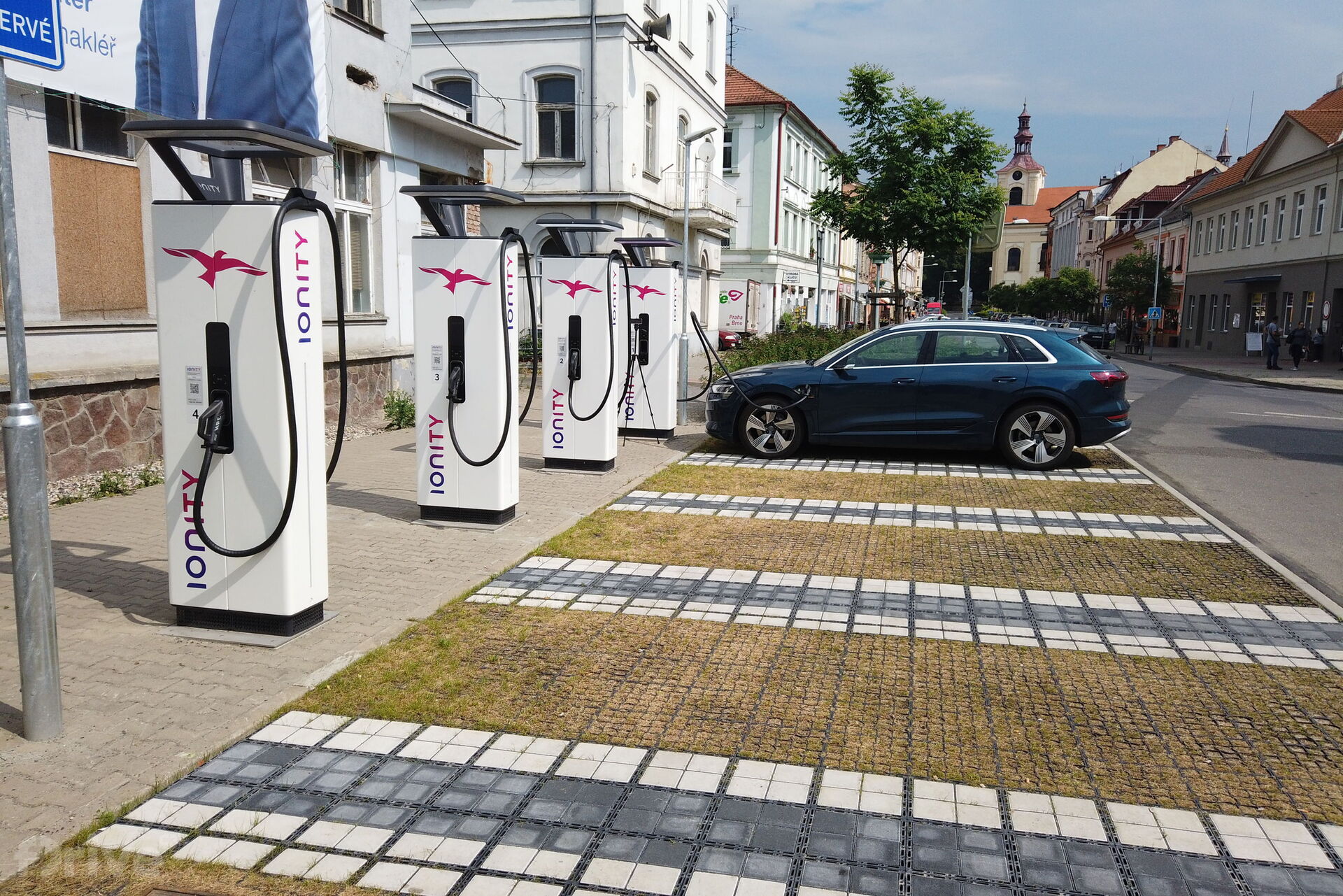 Supercharger a Ionity Lovosice