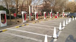 Supercharger v Číně