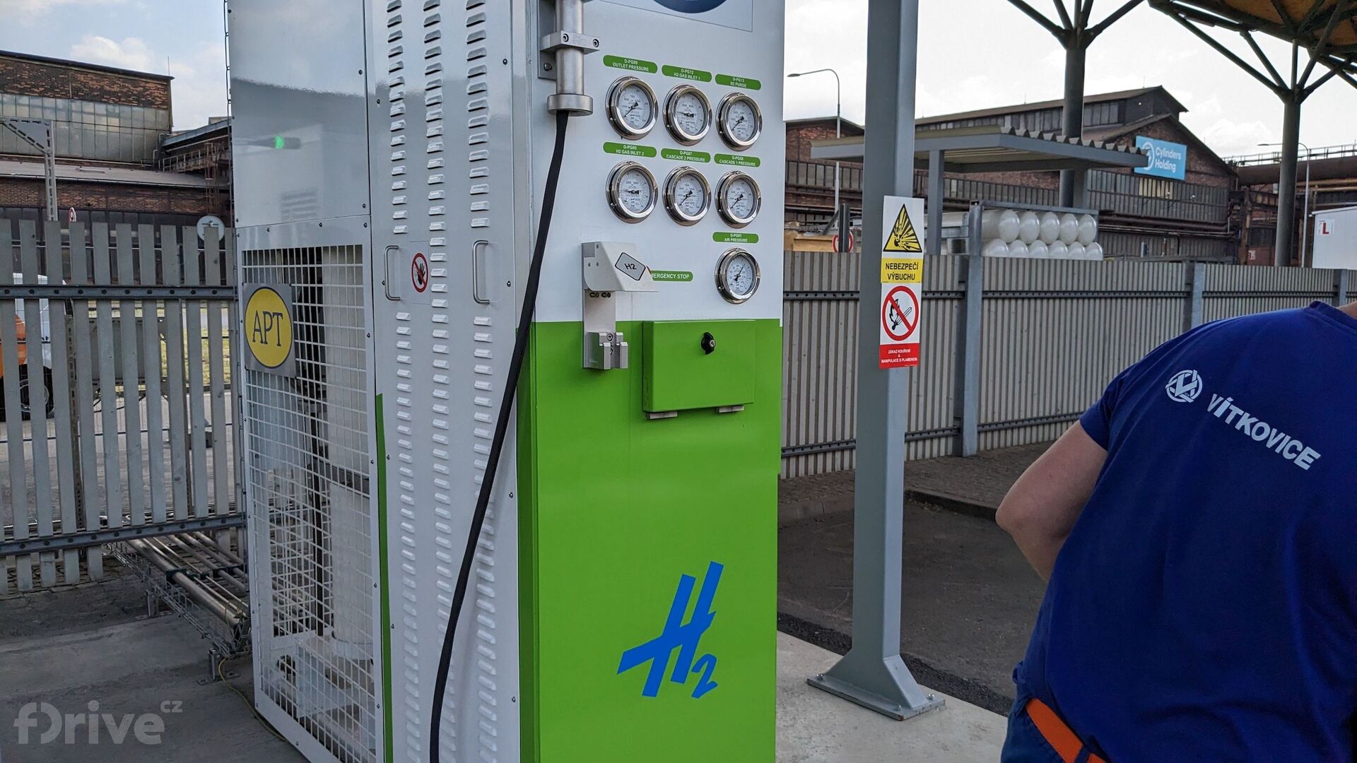 Tankování vodíku v Ostravě