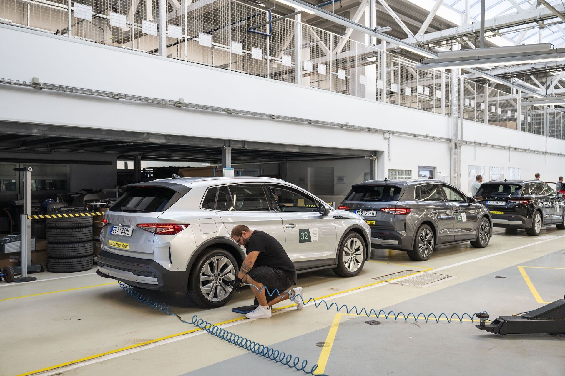 Technická přejímka na Škoda Economy Run 2025